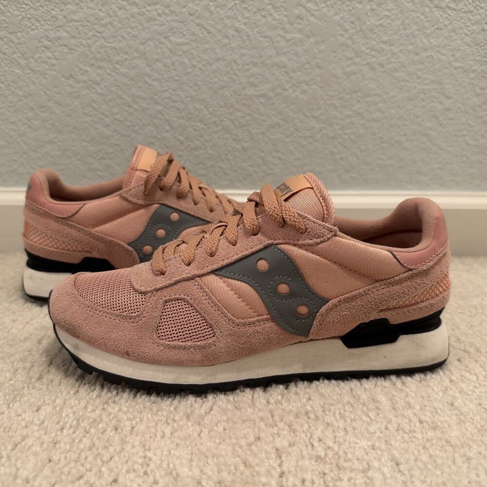 AUTHENTIC SAUCONY SHADOW ORIGINAL PINK GRAY SNEAKERS S2108-681 SZ 7.5